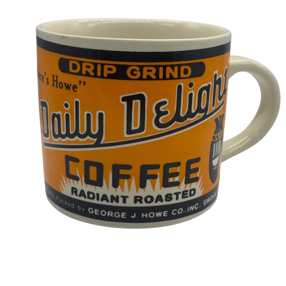 Vintage Westwood Yesteryear Daily Delight Coffee Mug George J Howe Co 1992